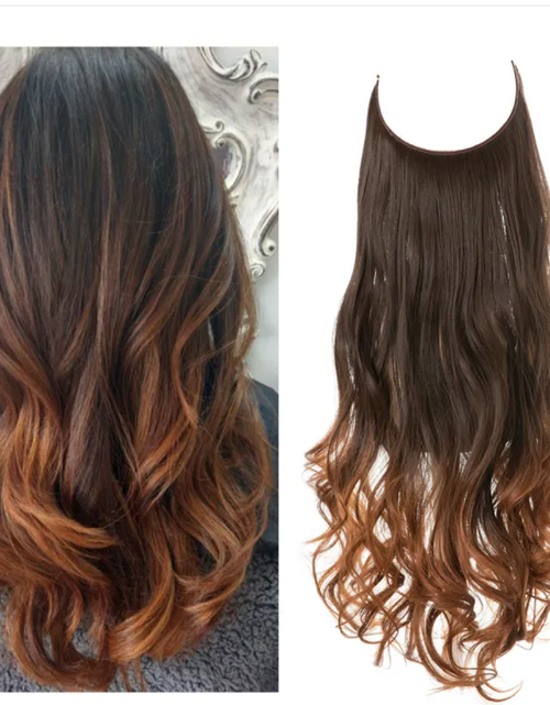 Load image into Gallery viewer, Long Curly Synthetic Wig – Heat-Resistant Fiber
