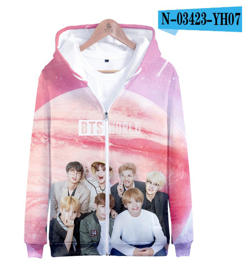 Load image into Gallery viewer, BTS Hoodie - Digital Print 3D Fashion Sweatshirt
