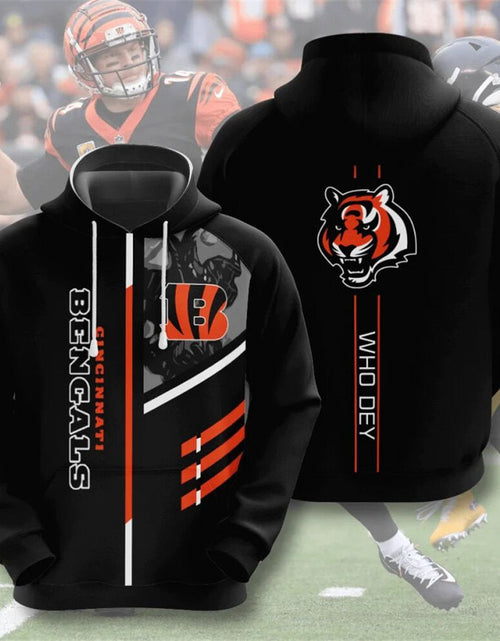 Load image into Gallery viewer, Men's NFL 3D Digital Print Hoodie - Loose Fit

