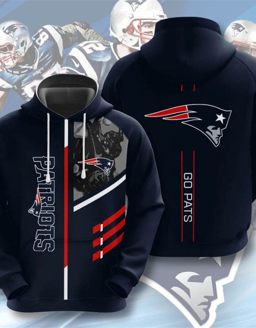 Load image into Gallery viewer, Men's NFL 3D Digital Print Hoodie - Loose Fit
