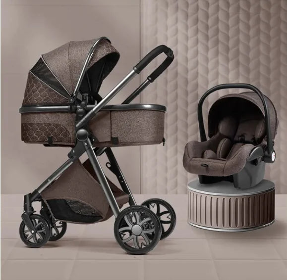 Stylish High View Stroller Lightweight Folding