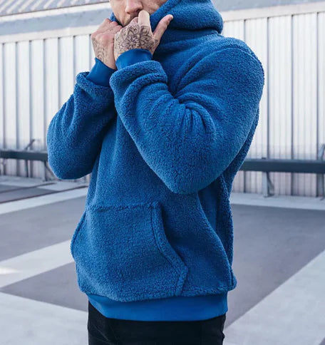 Load image into Gallery viewer, Men's Jacket Fashion Hooded Plush Sweater
