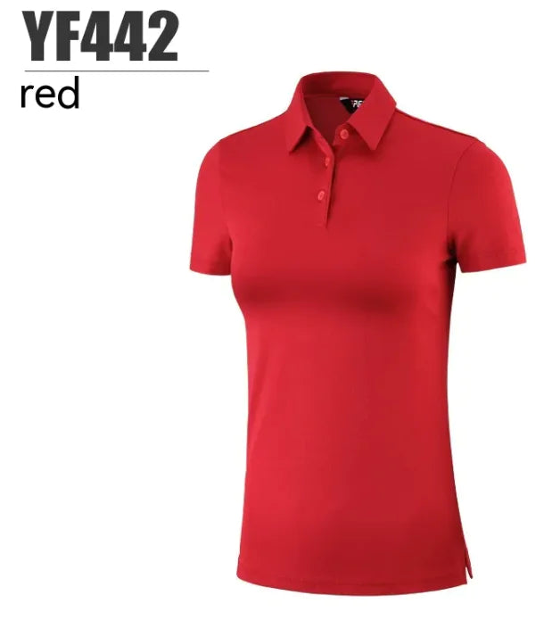 Women's Golf Fashion Sports Short Sleeve