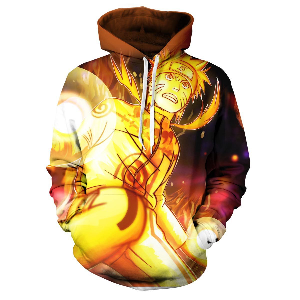 Naruto Printed Pocket Hoodie Sweatshirt (New Style)