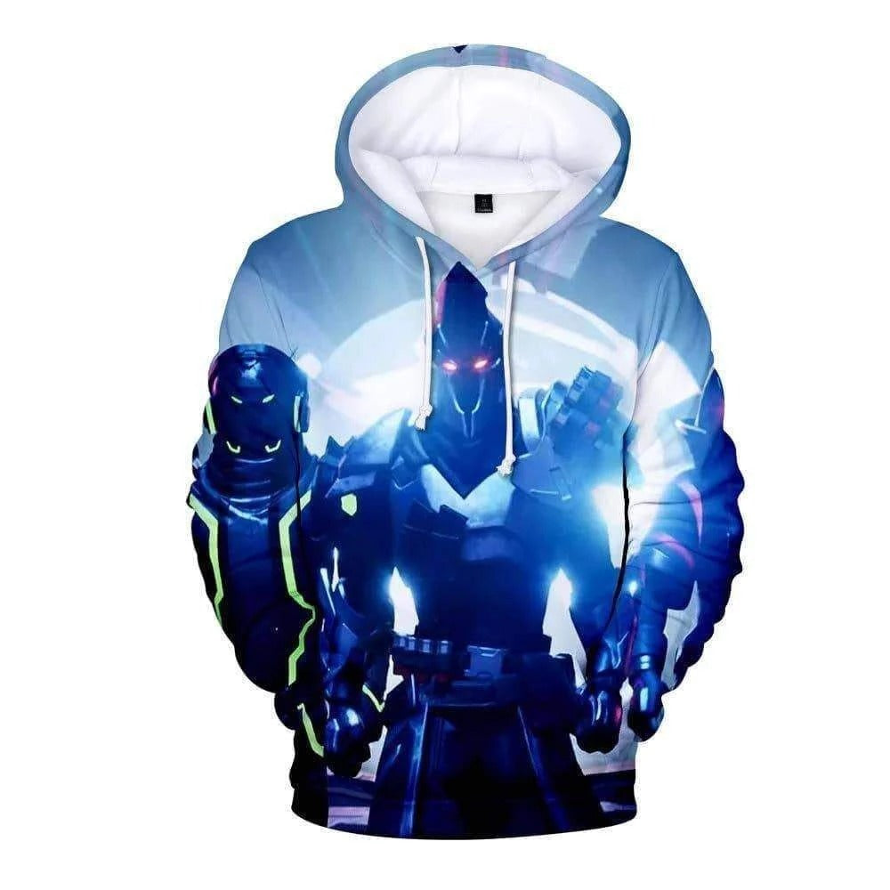 Fortnite 3D Digital Print Loose Hoodie Sweatshirt