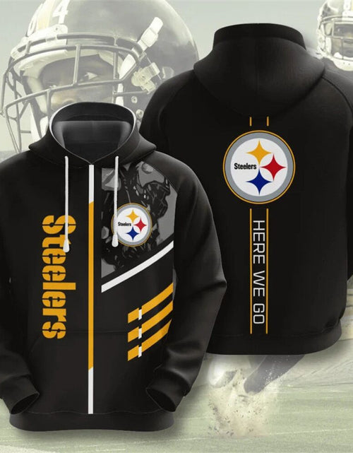 Load image into Gallery viewer, Men's NFL 3D Digital Print Hoodie - Loose Fit
