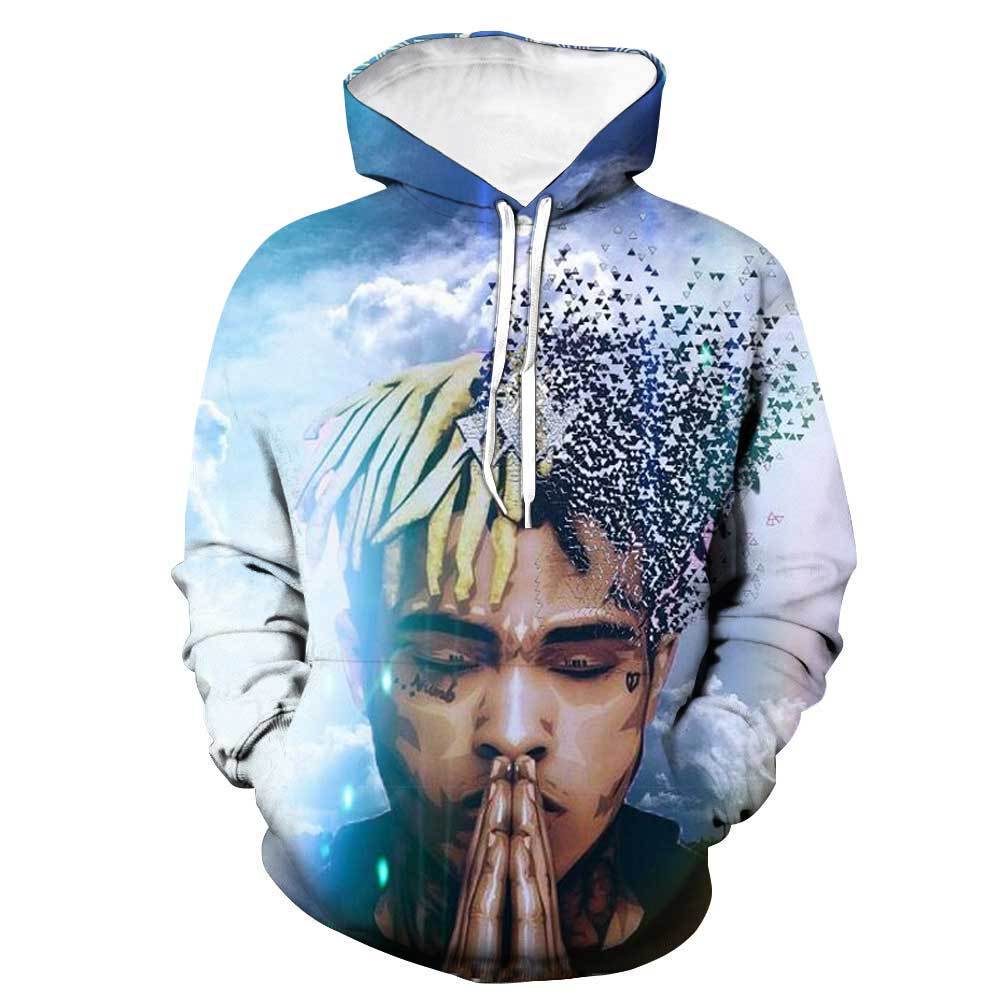3D Digital Printed Hooded Sweatshirt