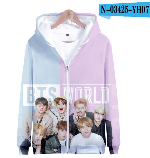 Load image into Gallery viewer, BTS Hoodie - Digital Print 3D Fashion Sweatshirt
