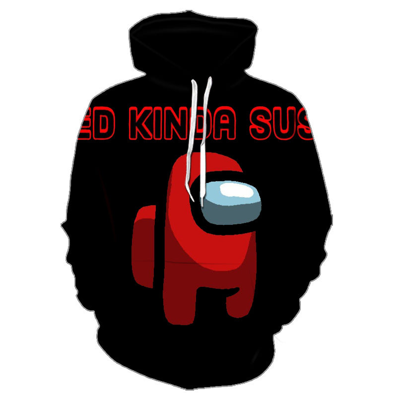 Among Us 3D Printed Casual Hoodie for Men and Women