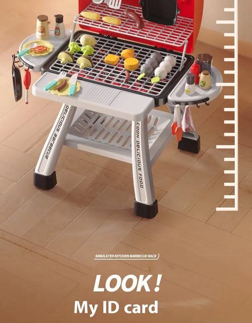 Load image into Gallery viewer, Children's Simulation Kitchen Cooking Spray Barbecue Table Toy Suit

