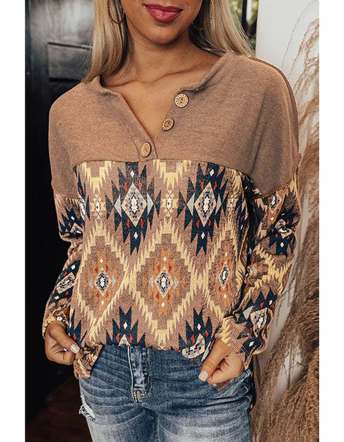 Load image into Gallery viewer, Women&#39;s Clothing Ethnic Style Long Sleeve T-shirt
