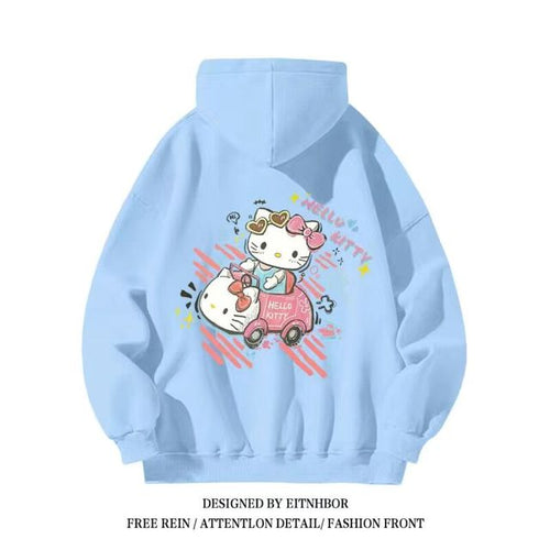 Load image into Gallery viewer, Hello Kitty Sanrio Hoodies for Boys and Girls, Y2K Style
