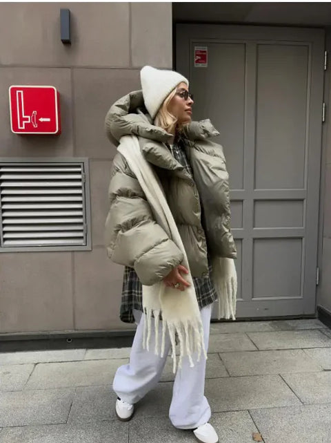 Load image into Gallery viewer, Women's Chic Cotton-Padded Bread Coat
