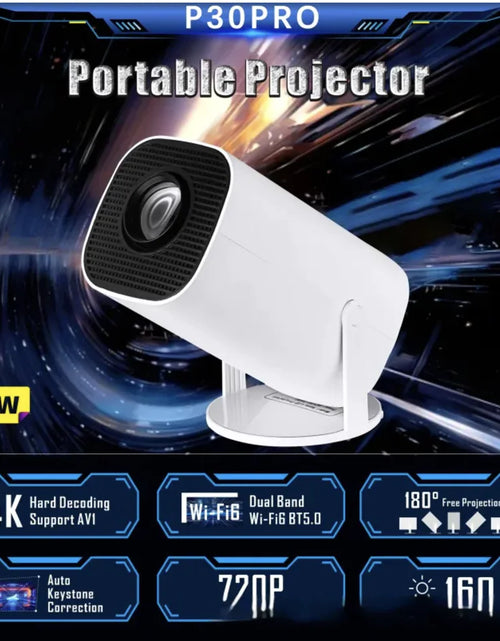 Load image into Gallery viewer, P30PRO 4K WiFi HD Mini Bluetooth Projector
