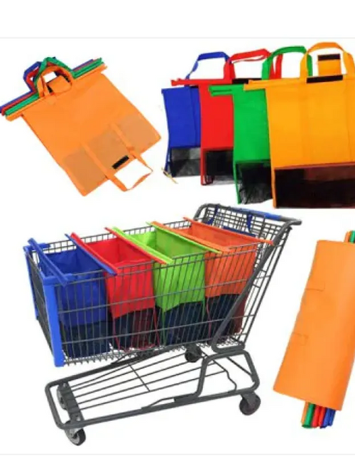 Load image into Gallery viewer, Non-woven Supermarket Shopping Bag For Trolley
