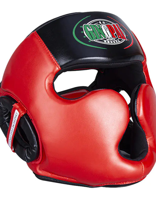 Load image into Gallery viewer, Closed Head Protection Nose Bridge Boxing Fighting Helmet Full Surrounding Training Protector Free Fighting Mask Head Gear
