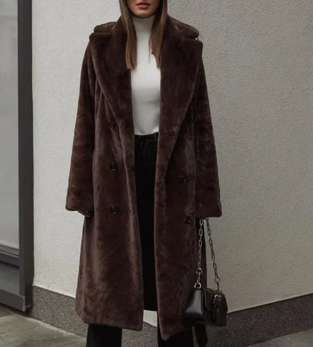 Women's Thickened Mink Velvet Coat – Autumn & Winter Warmth