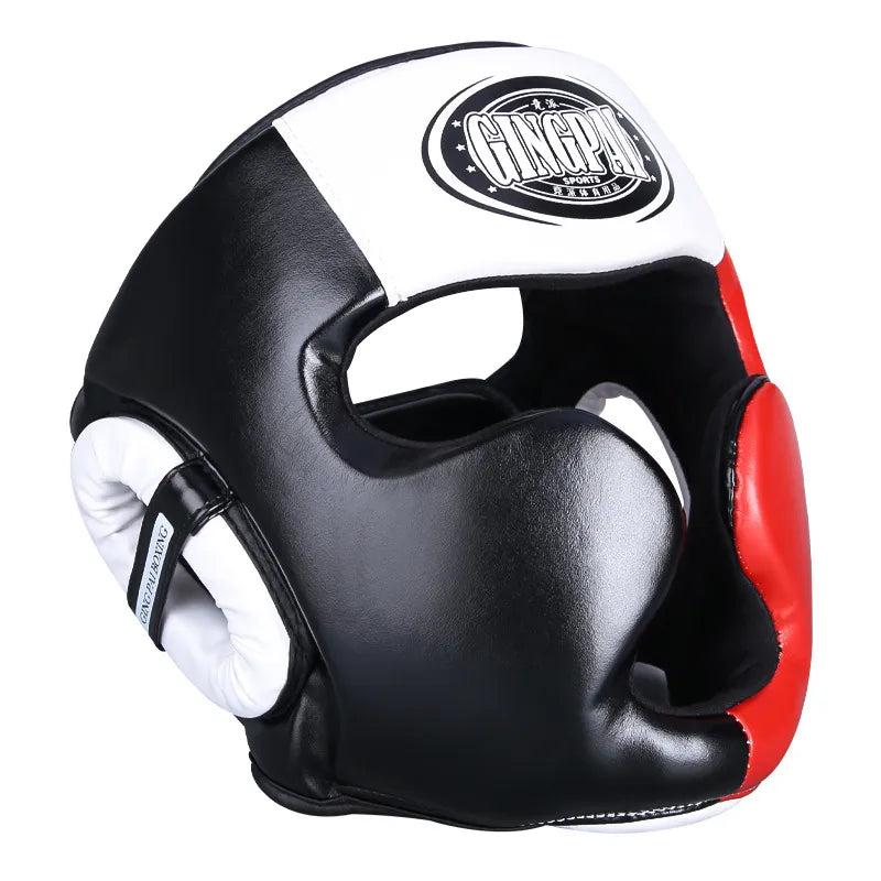 Closed Head Protection Nose Bridge Boxing Fighting Helmet Full Surrounding Training Protector Free Fighting Mask Head Gear