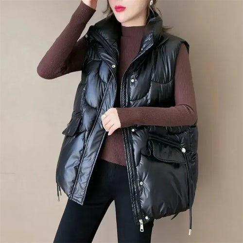 Load image into Gallery viewer, Warm Women Coats Winter Sleeveless
