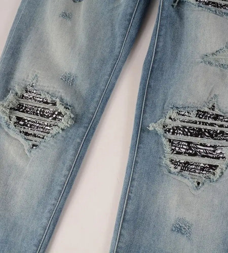 Men's Streetwear Denim Jeans