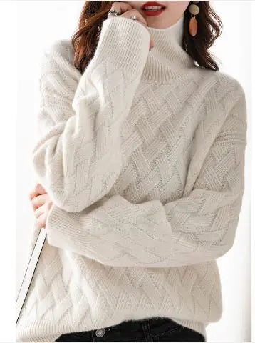 Load image into Gallery viewer, Cashmere Oversize Thick Sweater
