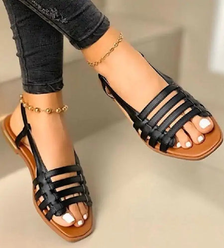 Hollow Roman Flat Sandals