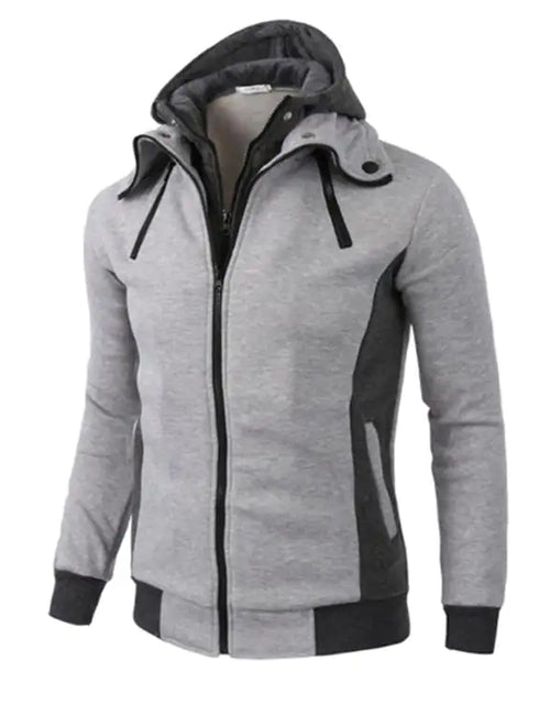 Load image into Gallery viewer, Double Zipper Hoodie Jacket for Men
