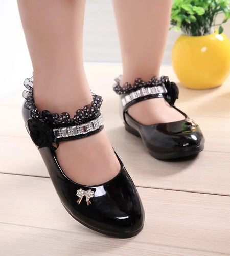 2020 New Kids' Elegant Princess PU Leather Sandals: Perfect for Weddings & Parties