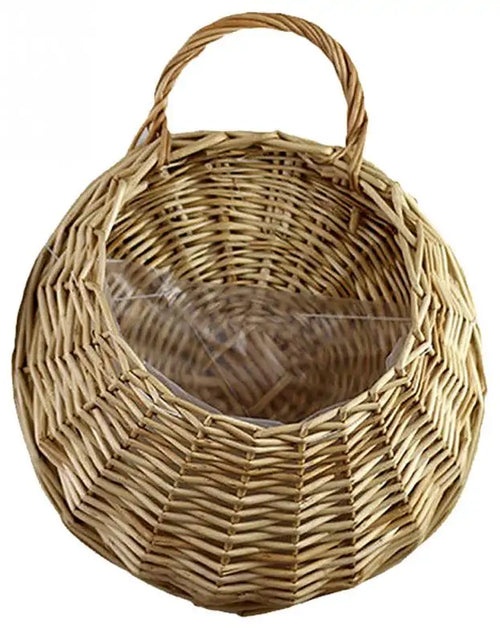 Load image into Gallery viewer, Handmade Wicker Rattan Flower Basket
