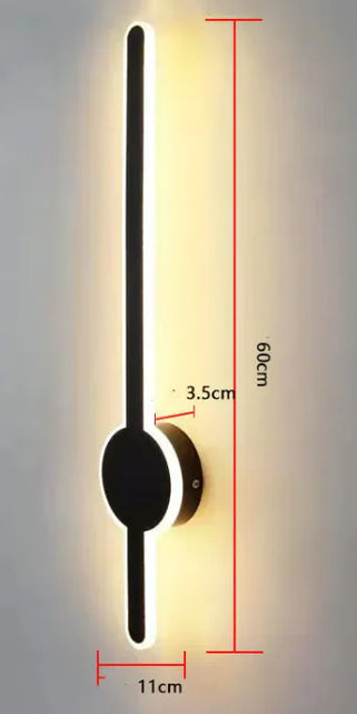 Load image into Gallery viewer, Minimalist Luxury Line LED Acrylic Wall Light
