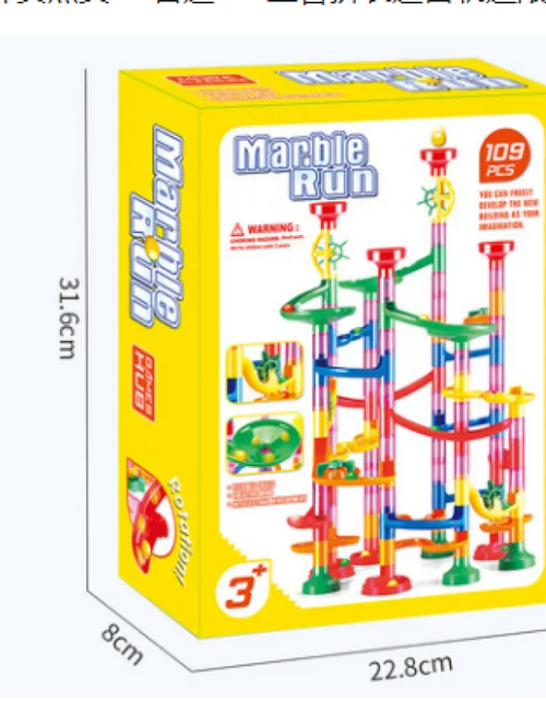 Load image into Gallery viewer, 3D Maze Puzzle Track Building Blocks Toy for Kids
