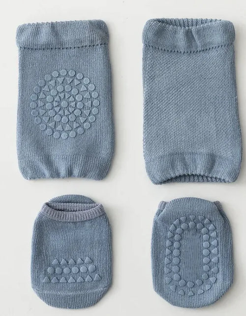 Load image into Gallery viewer, Baby Anti-Fall Knee Pad Crawling Suit – Soft &amp; Protective
