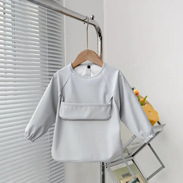 Cute Baby Bibs Toddler Long Sleeve Apron