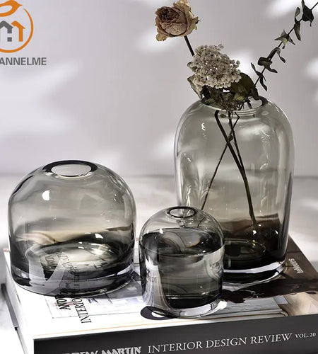 European Style Simple Vase Creative INS Glass Flower Ware