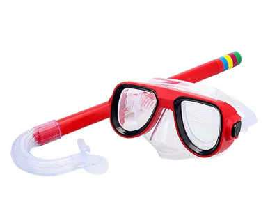 Load image into Gallery viewer, Kids&#39; Anti-Fog Snorkel Set: Shockproof Diving Mask &amp; Breathing Tube
