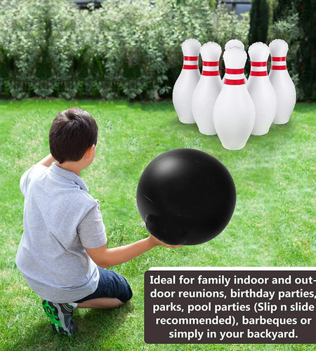 Giant Inflatable Bowling Set for Kids
