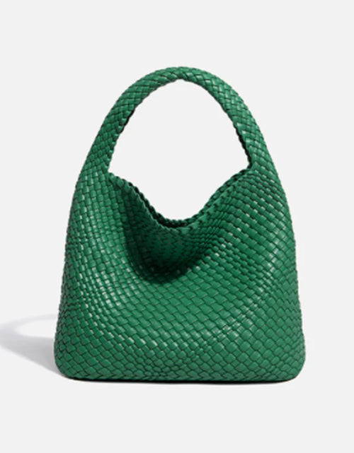 Load image into Gallery viewer, Hand-woven Bucket Soft Leather Bag for Women
