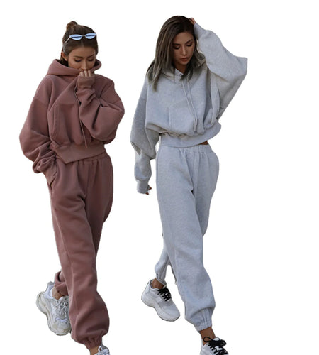 Hooded Sports Casual Suit