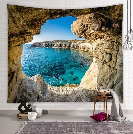 Load image into Gallery viewer, Natural Scenery Printed Hanging Cloth Decoration
