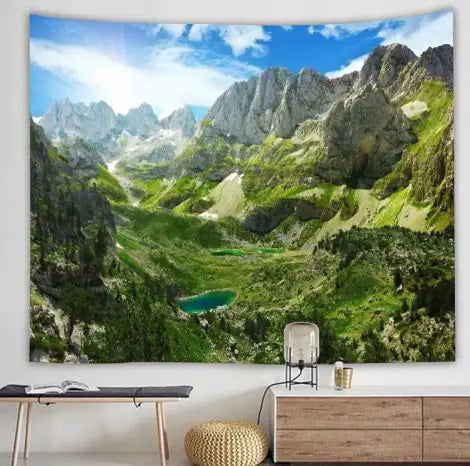 Load image into Gallery viewer, Natural Scenery Printed Hanging Cloth Decoration
