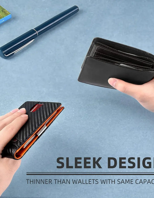 Load image into Gallery viewer, Slim RFID Leather Wallet
