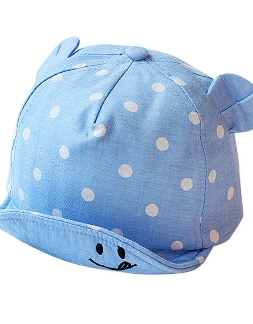 Load image into Gallery viewer, Toddler Sun Hat with Cute Dots
