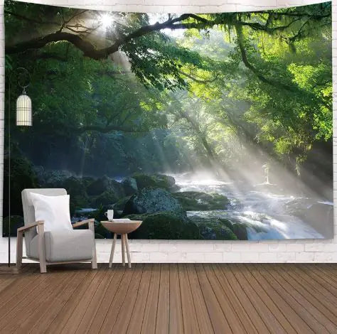 Load image into Gallery viewer, Natural Scenery Printed Hanging Cloth Decoration
