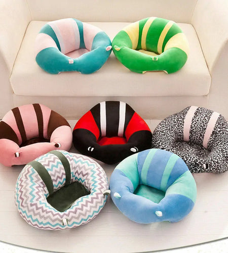 Kids Baby Support Seat: Comfortable Sit Up Soft Chair Cushion Sofa Plush Pillow Toy Bean Bag