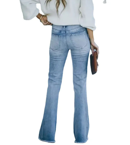 Elevate Slim Flare High-Waist Jeans