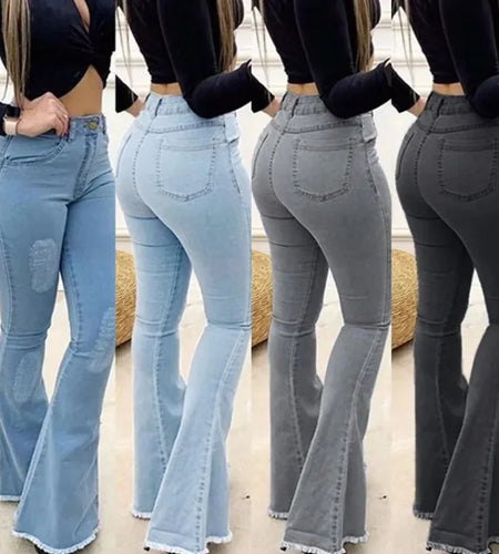 Sexy Slim Flared Trousers