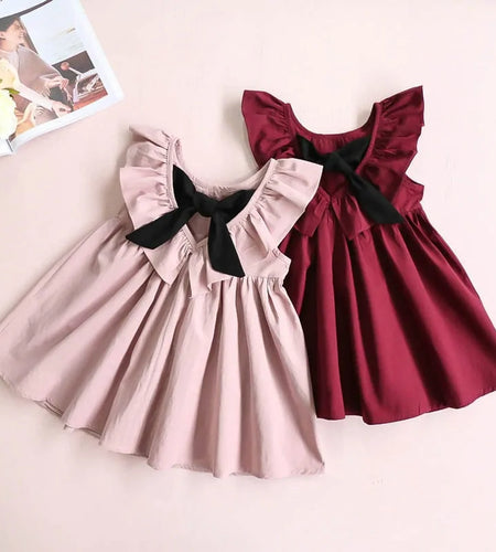 Toddler Girls' Bowknot Summer Sundress