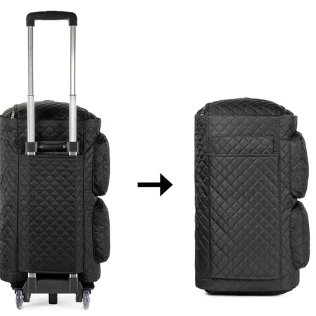 Luggage Bag with Shoe & Coat Storage