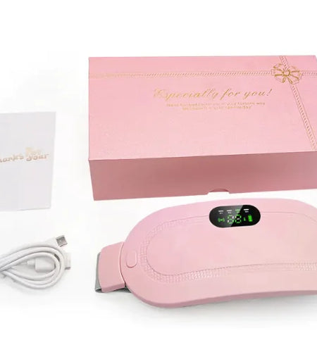 Menstrual Heating Pad Smart Warm Belt Relief Waist Pain Cramps Vibrating Abdominal Massager Electric Waist Belt Device