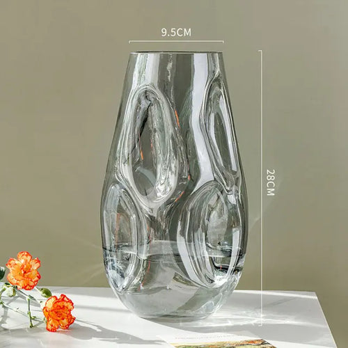 Load image into Gallery viewer, Modern Minimalist Stained Glass Vase
